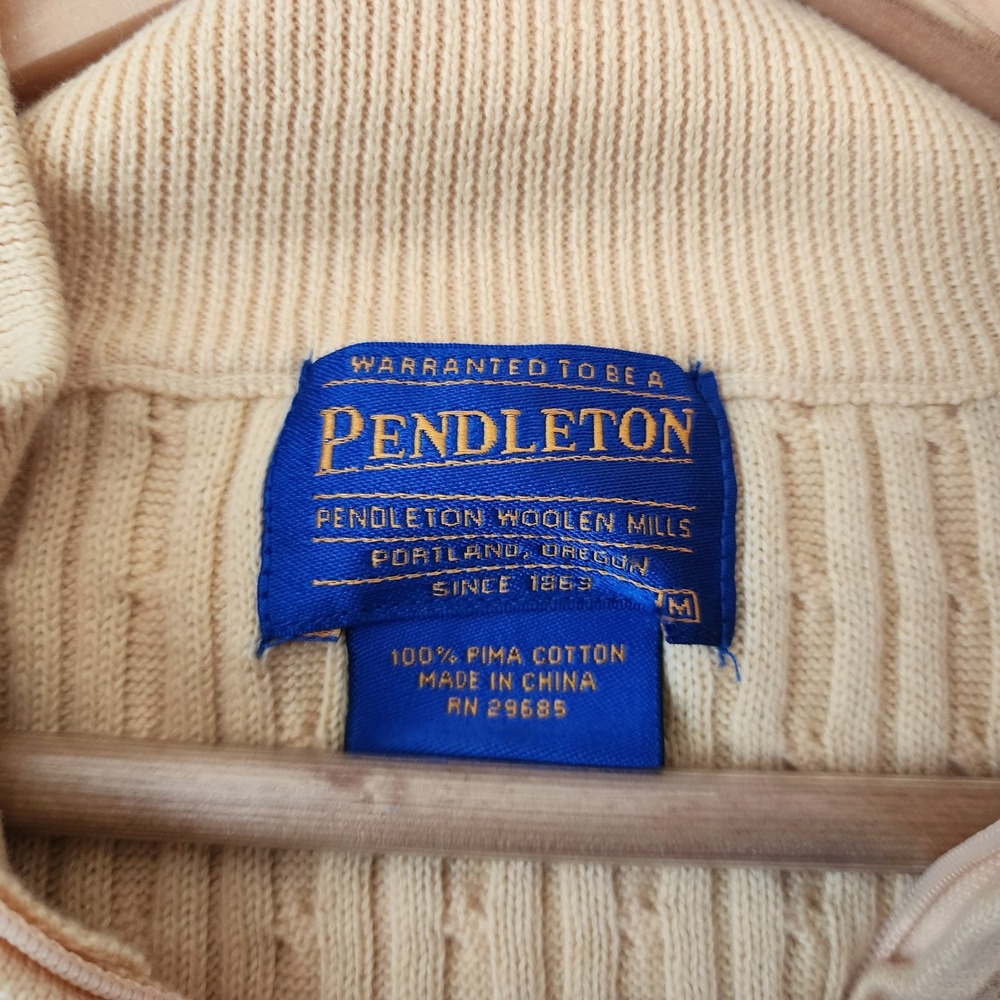 Pendleton Sweater Womens Size Medium Cable Knit S… - image 2
